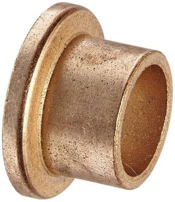 EXEF081008 Extra Lubricant with PTFE, Flange Bearing, Powdered Metal, SAE 841 1/2 " Bore x 5/8 " OD x 1/2 " Length 7/8 " Flange OD x 1/8 " Flange Thickness (3 Pack)