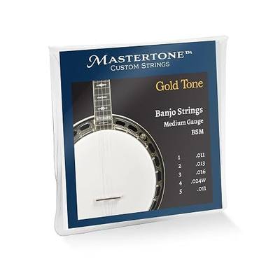 Gold Tone Mastertone™ BSM Banjo Medium Gauge Strings (.011,.024w, .016, .013, .011)