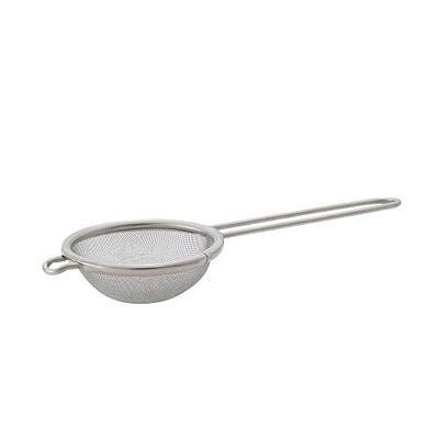 HIC Kitchen Fine Mesh Tea Strainer With Helper Handle, 18/8 Stainless Steel, 2.75-Inch, For Sifting, Straining, And Brewing Tea, Coffee, Or Cocktails