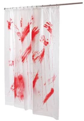 Bloody Shower Curtain 70x72