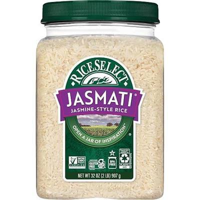 RiceSelect Jasmati Rice, Gluten-Free, Non-GMO, Kosher, 32oz Jar (Pack of 1)