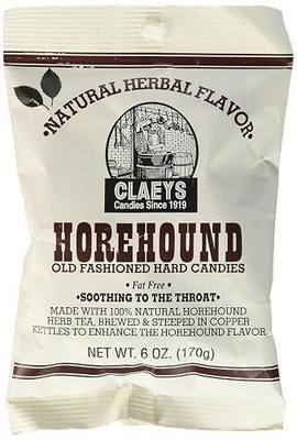 Claeys Old Fashioned Hard Candy, Horehound, 6 Ounce