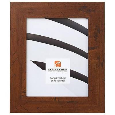 Craig Frames FM74DKW 10 by 13-Inch Picture Frame, Smooth Finish, 2-Inch Wide, Dark Brown | Displays photos and prints behind clear glass, ready to hang, made in the USA