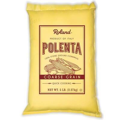 Roland Foods Coarse Grain Yellow Polenta, Specialty Imported Food, 5 Pound, Pack of 1