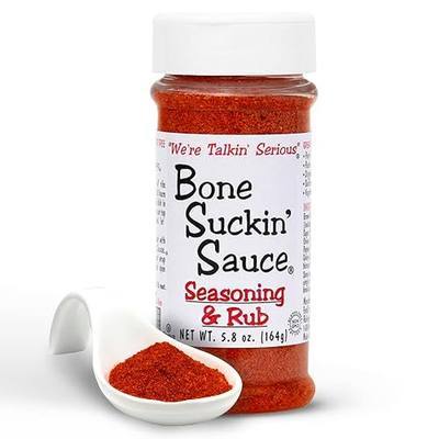 Bone Suckin' Sauce Seasoning & Rub, Original Blend, 5.8 Oz | Grilling Rubs, Gluten-Free, Non-GMO, Kosher, No MSG