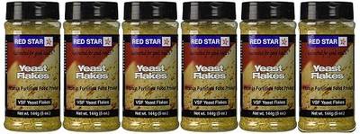Red Star Nutritional Yeast - VSF Mini Flake -- 5 oz Each (Pack of 6)