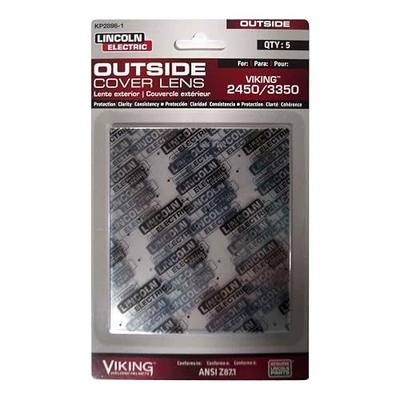 Lincoln Electric KP2898-1 Viking 3350/2450 Series Outside Clear Cover Lens, 5-Pack