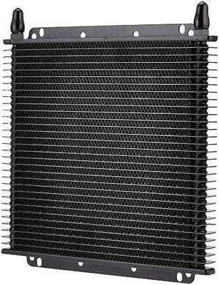 Hayden Automotive 689 Universal Add-On 11.6” x 11” x 0.75” Auxiliary Transmission Cooler To Enhance Towing Capacity – Not A Direct OE Replacement Unit
