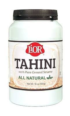 LiOR Tahini, All Natural 100% Pure Ground Sesame, 16-Ounce Jars (pack of 12)