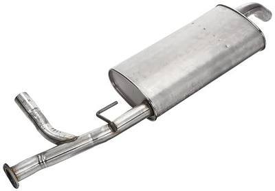 Walker Quiet-Flow SS 55529 Direct Fit Exhaust Muffler Assembly 2" Inlet (ID) 2.25" Outlet (OD) for Nissan Pathfinder