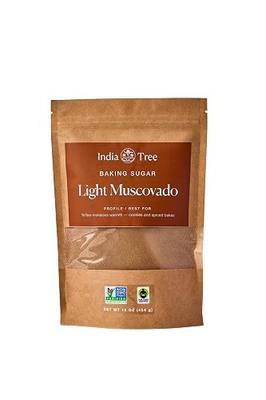 India Tree Light Muscovado Sugar | Unrefined, Natural, Non-GMO, Fair Trade, Sustainable, Clean Label