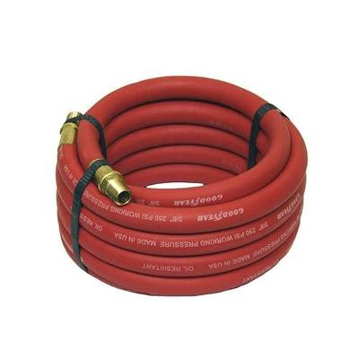 Goodyear 12175 Good Year 15' x 3/8" Rubber Air Hose 250 Psi