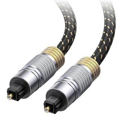 Cable Matters Premium Optical Audio Cable, Toslink Cable, 6ft | Digital S/PDIF Cord, Compatible with Samsung, Sonos, Sony, and Bose Soundbars, Hi-Fi Audio
