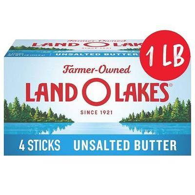 Land O Lakes® Unsalted Butter, 1 lb in 4 Sticks