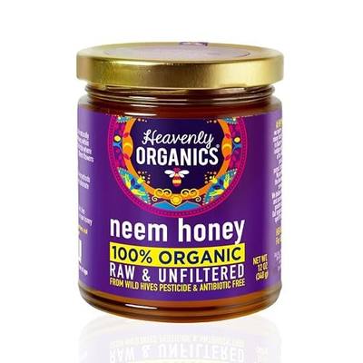Heavenly Organics Organic Wild Forest Raw Neem Honey - 12 oz