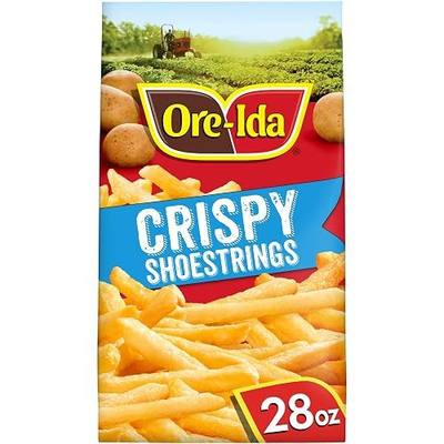 Ore-Ida Frozen Crispy Shoestring French Fries, 28 oz Bag