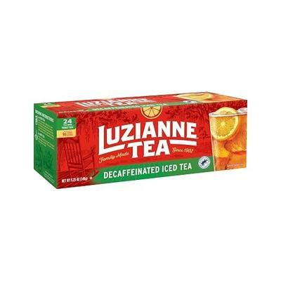 Luzianne Decaffeinated Iced Tea Bags, Family Size, 24ct Box (Pack of 1)
