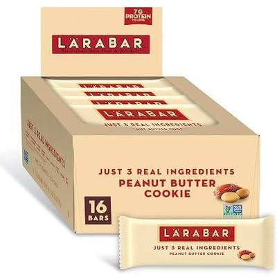 Larabar Peanut Butter Cookie, Fruit and Nut Bars, Gluten Free and Vegan, 16 Ct, 27.2 oz