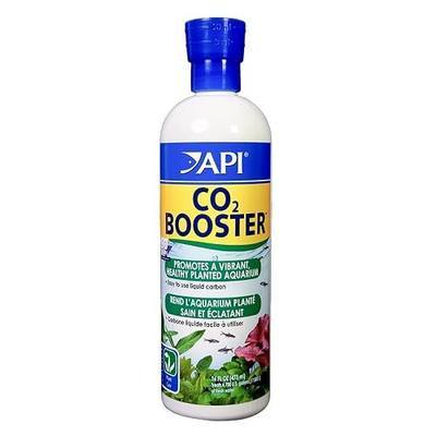 API Co2 Booster Freshwater Aquarium Plant Treatment 16 oz Bottle, Brown