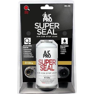 InterDynamics Certified A/C Pro Super Seal Car Air Conditioner Refrigerant Stop Leak Kit, Repairs Metal Leaks and Seals Rubber Leaks in O Rings and Hoses, Includes Reusable Dispensing Hose, 3 Oz, InterDynamics