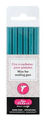 Herbin 35812T - Pack of 6 Special Wax Sticks for was Guns, Blue