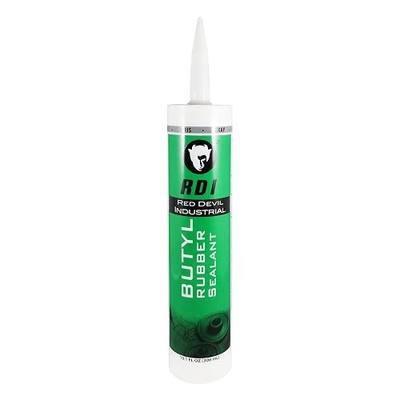 Red Devil 0697GI RD Pro Butyl Rubber Sealant – High-Performance Industrial-Grade Sealant for Outdoor & Below-Grade Applications, Paintable, Excellent Adhesion, 10.1 oz Cartridge, Gray