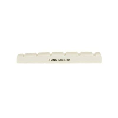 TUSQ by Graph Tech PQ-5042-00 Nut fits Strat/Tele Style Guitar, Flat Bottom 42mm