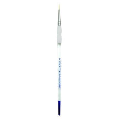Royal Brush Soft-Grip Golden Taklon Script Liner Brush-Size 0
