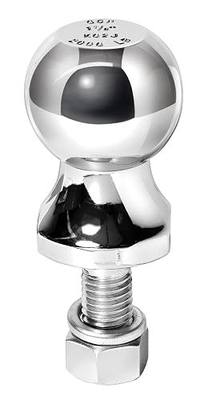 Reese Towpower 7036800 Trailer Hitch Ball, 1-7/8 Inch Diameter, 2,000 lbs. Capacity, 5/8 Inch Shank Diameter, 1-3/4 Inch Shank Length, Chrome