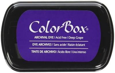 ColorBox Archival Dye Ink Full Size Inkpad, Deep Grape