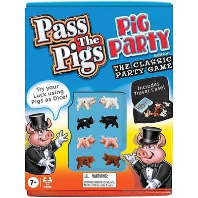Pass The Pigs: Pig Party, Tabletop Game for 4, by Winning Moves Games USA | Pigs as Dice, Up to 4 Players, Ages 7+