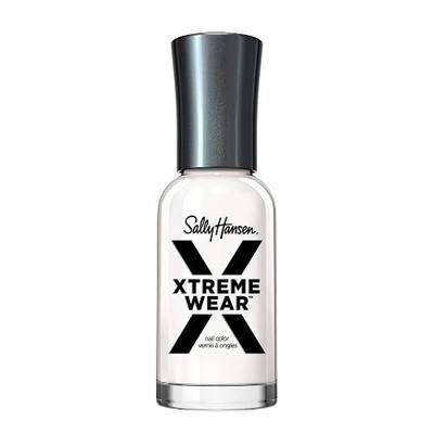 Sally Hansen Xtreme Wear, White On, Long Lasting, Chip Resistant, Semi Opaque, Shiny White Nail Polish