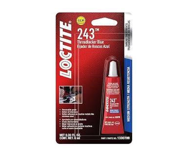 Loctite 1330799 243 Blue Oil Resistant Threadlocker Tube - 6 ml