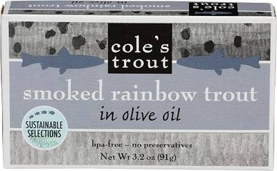 Coles Trout Smoked, 3.2 Ounce (Pack of 10)