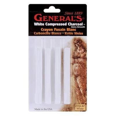 WHT Compressed Charcoal Ex.Smooth MED4PK