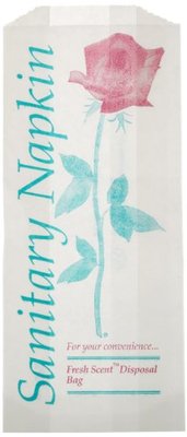 8B02 Sanitary Napkin Disposal Bag (Case of 1000)