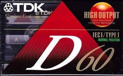 TDK D60 60-Minute Cassettes: 5-Pack