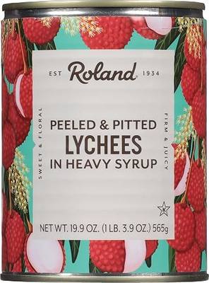 Roland Lychees In Heavy Syrup, 20 Oz