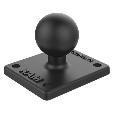 RAM MOUNTS B Size 1" AMPS Plate Mount Ball Adapter (RAM-B-347U)