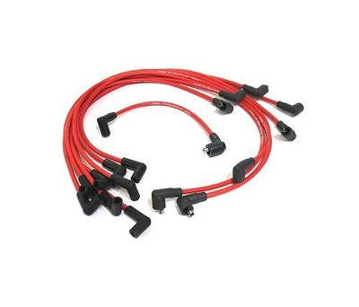 PerTronix 808450 Flame-Thrower 8mm Spark Plug Wires Set, High Performance, Compatible with Chevrolet Marine 90 Degree 8 Cylinder, Red