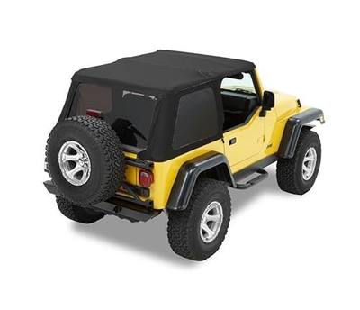 Bestop Trektop Black Diamond 5682035 for Jeep Wrangler TJ 2-Door 1997-2006 | Fits Jeep Wrangler TJ, 2-Door, excludes Unlimited, 1997-2006, Black Diamond, 3-Year Warranty