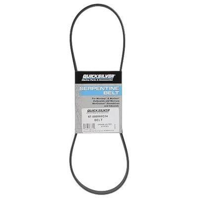 Quicksilver 880566Q14 Alternator Belt for Select Mercury 135-200 Hp 4-Cylinder, 200-300 Hp 6-Cylinder, 200-300 Hp 6-Cylinder, and 350-400 Hp 6-Cylinder Verado Outboards