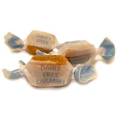 AvenueSweets - Handcrafted Dairy Free Vegan Individually Wrapped Soft Caramels - 2 x 5.2 oz Boxes - Sea Salt