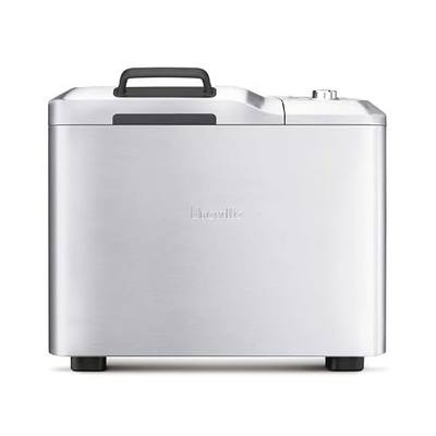 Breville BBM800XL Custom Loaf Bread Maker Machine, Brushed Stainless Steel | Control every detail | Collapsible kneading paddle prevents holes, custom crust settings, automatic fruit & nut dispenser