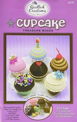 Quilled Creations 278 Quilling Kit-Cupcake Treasure Boxes