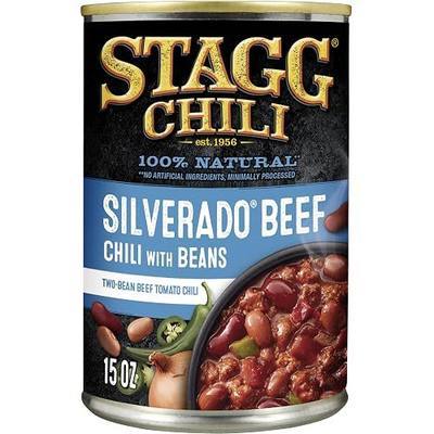 Stagg Silverado Beef Chili with Beans, 15 Ounce (Pack of 12)