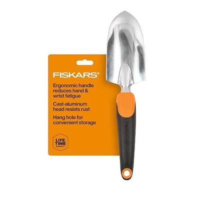 Fiskars Ergo Garden Trowel, Heavy Duty Hand Tool for Digging and Planting