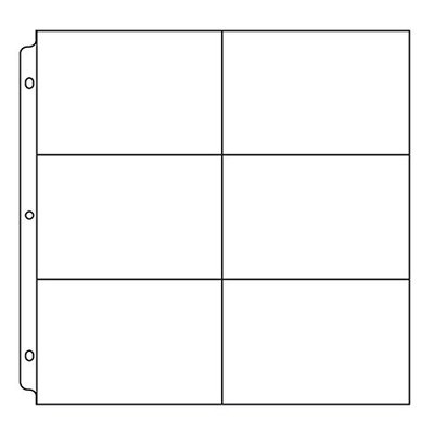 We R Memory Keepers Photo Sleeve Protectors 12x12 Inch 4x6 Inch-Pockets, 10 Pack, Non-Glare, Compatible with Most 3 Ring Albums, Perfect for Scrapbooking, Document Storage and More