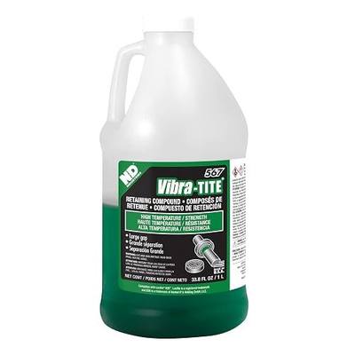 Vibra-TITE 567 Green High Temperature Retaining Compound, 1 Liter Jug