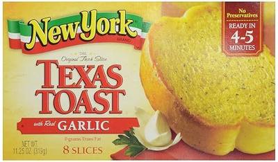 Marzetti Company New York Texas Garlic Toast, 11.25 oz (Frozen)